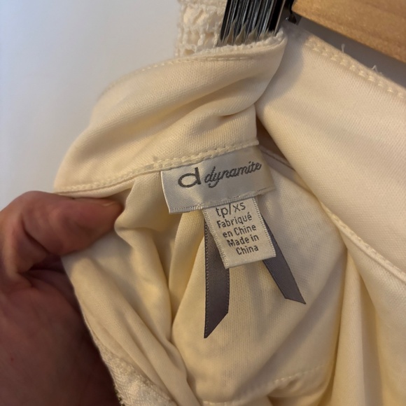 Cream skirt with zipper - Picture 3 of 3